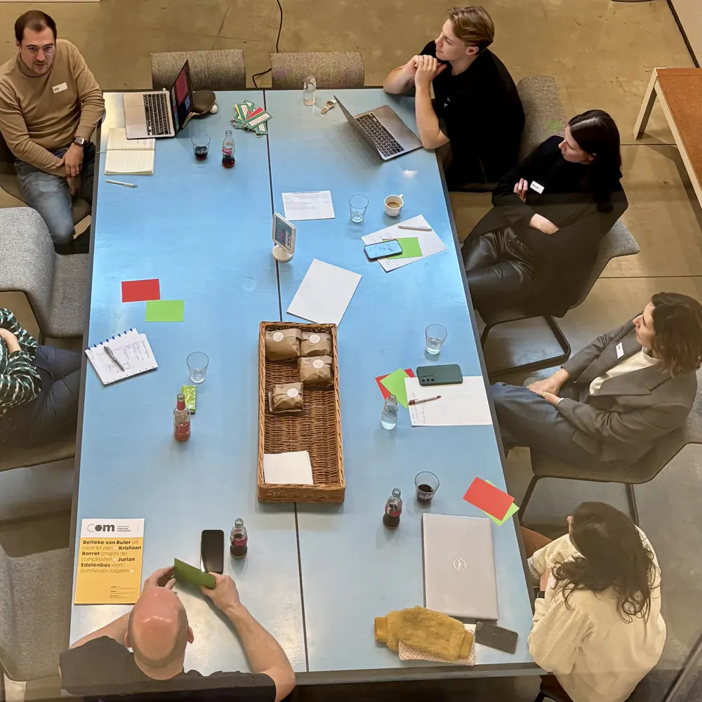 cOMmunity-sessie achter de schermen 2
